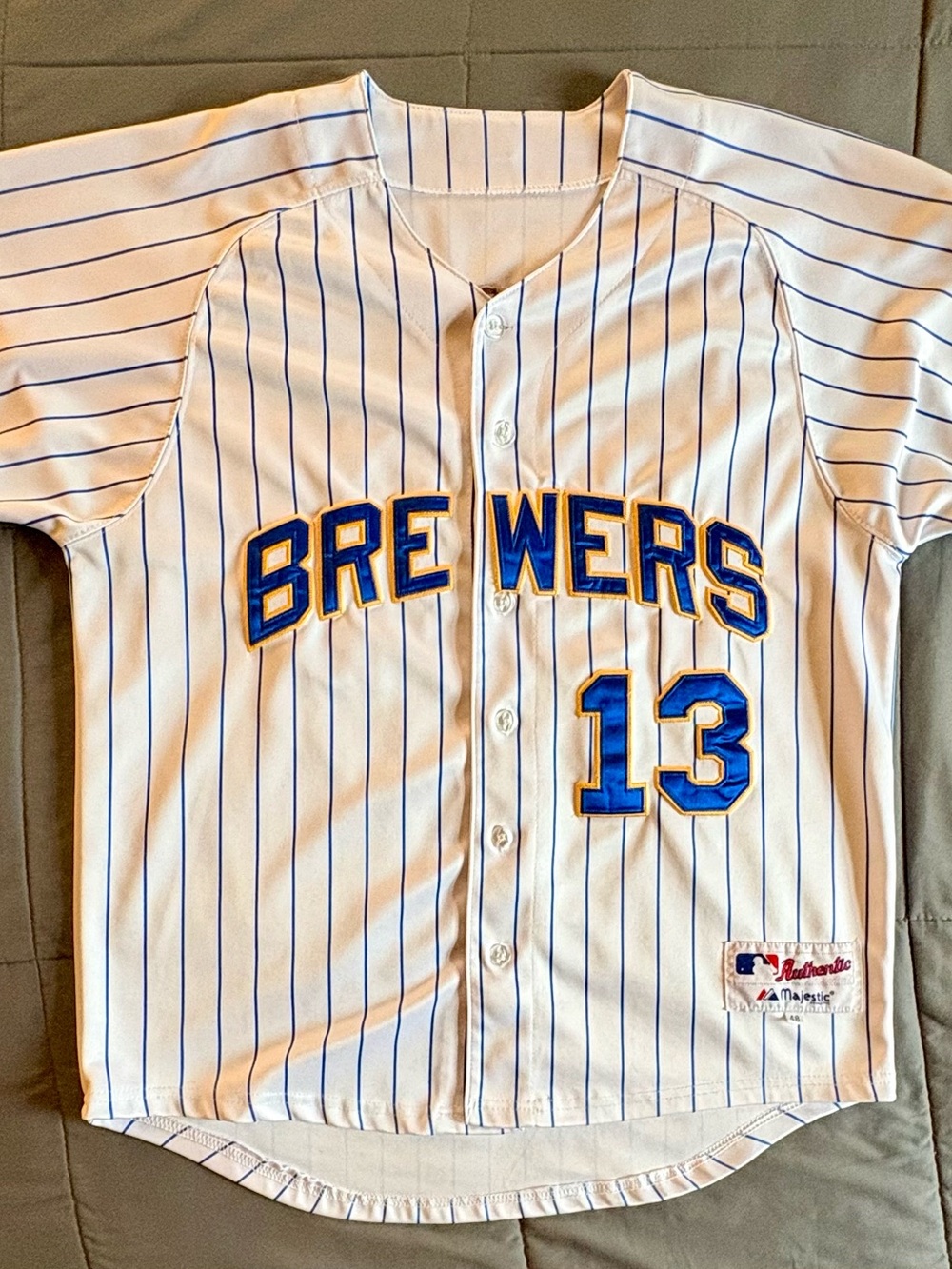 Milwaukee Brewers Jersey Zach Greinke